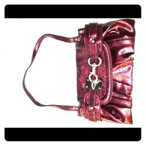 Reddish Burgundy Clutch from The Limited